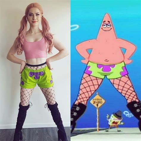 Someone can be sexy Patrick and someone can be...whatever spongebob is ...