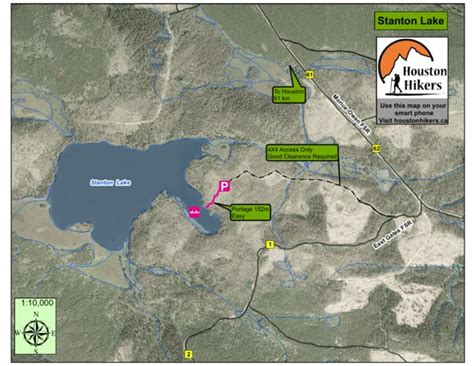 Stanton Lake - Houston, BC Map by Houston Hikers Society | Avenza Maps