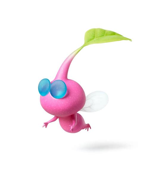 In the upcoming game, Pikmin 3, there will be a new pink pikmin that has wings and can fly and ...