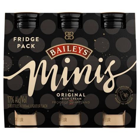 Baileys Irish Cream Liqueur Minis - 3pk/100ml Bottles : Target