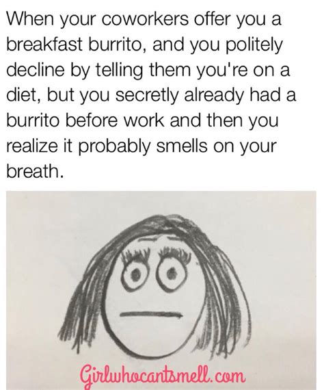 Girl Who Can’t Smell Breakfast Burrito Meme | Anosmia Life-Girl Who ...