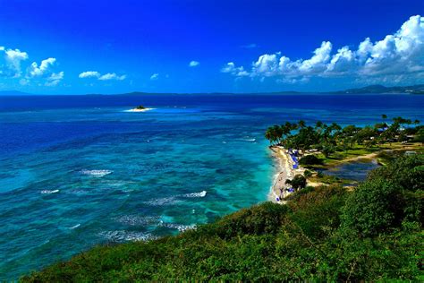 Palomino Island shoreline and ocean landscape image - Free stock photo ...