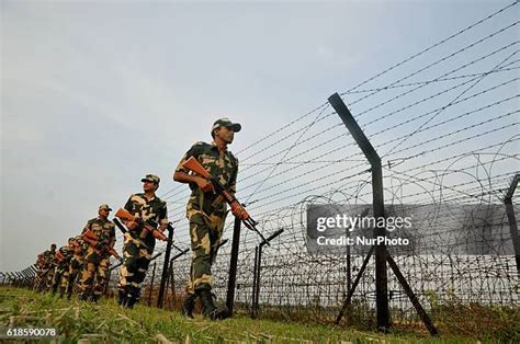 Indian Soldiers Patrolling The India Bangladesh Border Photos and Premium High Res Pictures ...