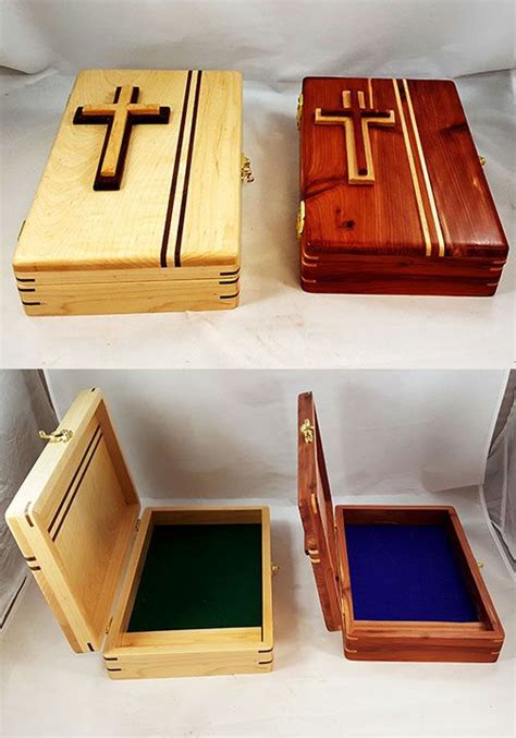 Maple and Cedar Bible Boxes. | Wood projects, Projects, Cedar