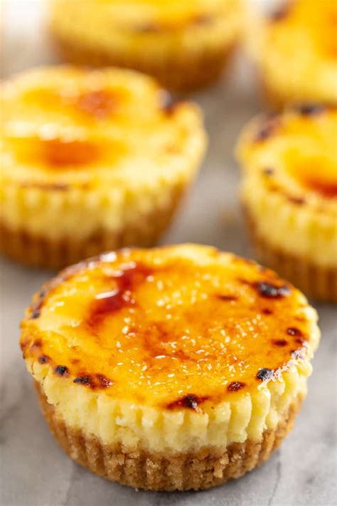 Creme Brulee Cheesecake Cupcakes 3 - thestayathomechef.com