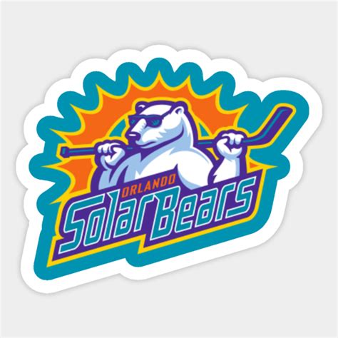 ORLANDO SOLAR BEARS - Orlando Solar Bears - Sticker | TeePublic