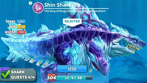 SHIN SHARKJIRA UNLOCKED & SHIN SHARKJIRA GAMEPLAY. Arctic Apocalypse Extinction | Hungry Shark ...