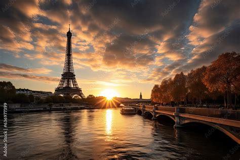 Eiffel tower at night with festive fireworks Stock Photo | Adobe Stock