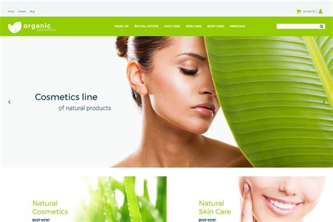 Beauty Products Website Template for Cosmetics Store - MotoCMS