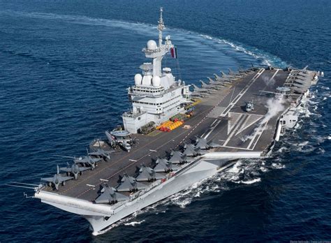 FS Charles de Gaulle R-91 aircraft carrier French Navy Marine Nationale