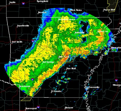 Interactive Hail Maps - Hail Map for Little Rock, AR