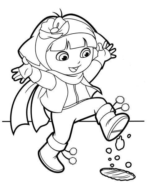 Dora Saves The Snow Princess Coloring Pages at saswearblog Blog