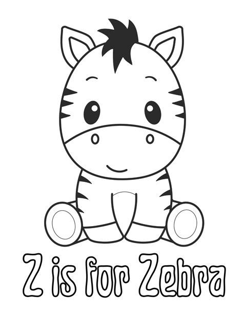 Fun Zebra Facts & Free Printable Zebra Coloring Pages