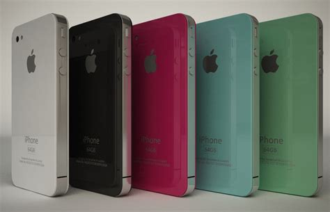 iPhone 4G rendered in delicious colors | TechCrunch