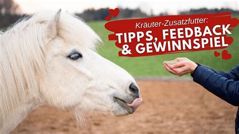 🐎🌱 Kräuter-Zusatzfutter: Tipps, Feedback & Gewinnspiel🤩🐴 - YouTube