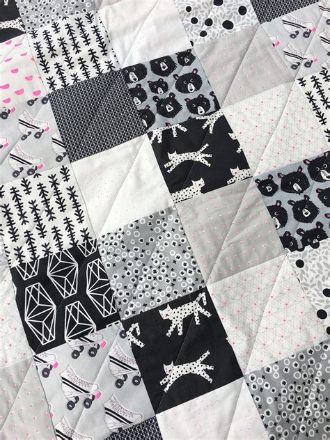 FREE! Super Easy Black & White Quilt Pattern – Brooklyn Craft Company