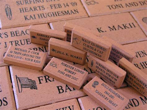 Miniature replica bricks are another to way to add appeal to your donor and memorial laser ...