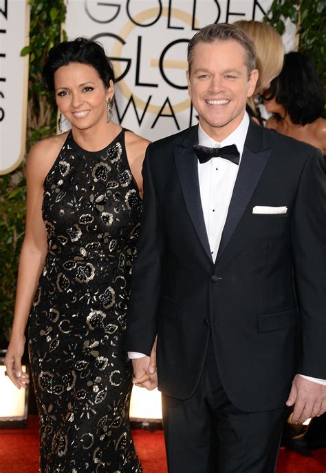 Matt Damon was all smiles alongside his wife, Luciana. | It's Date ...