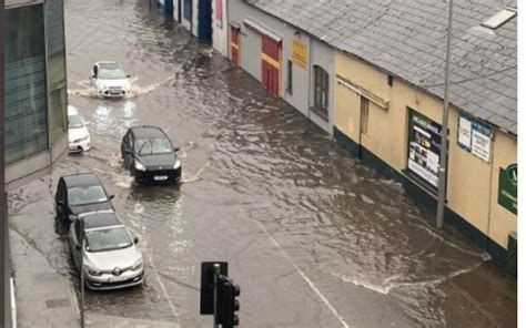 WATCH: Cork flooding causes major disruption in city