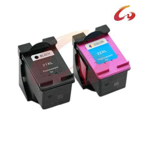 2 pcs For HP21 for hp22 Ink Cartridge For HP 21xl Deskjet F2280 F380 F2100 F2110 F2240 F2280 ...