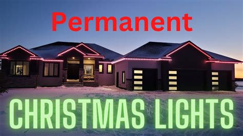 How To Install Permanent Christmas Lights - YouTube