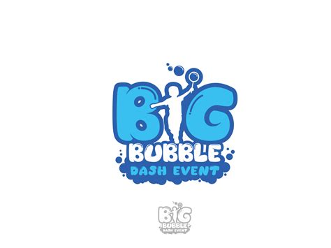 Big Bubble Logo Design by Laurence Adam Falamig on Dribbble