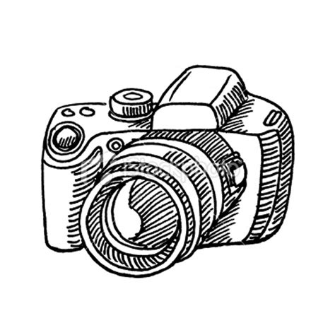 Basic Camera Sketch Sketch Coloring Page