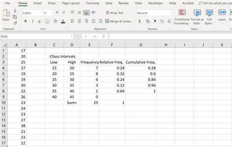 How to create a frequency distribution table on excel - plumlasopa