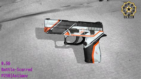 P250 Asiimov - Skin Wear Preview - YouTube