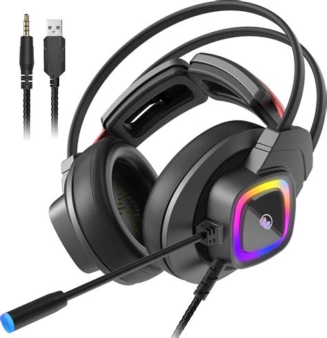 Monster Gaming Headset für PS4 Xbox One PC PS5, Over Ear Gaming ...