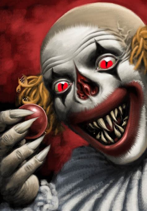 Demon Clown by DevilTheVampireBat on deviantART | Creepy clown, Evil clowns, Clown