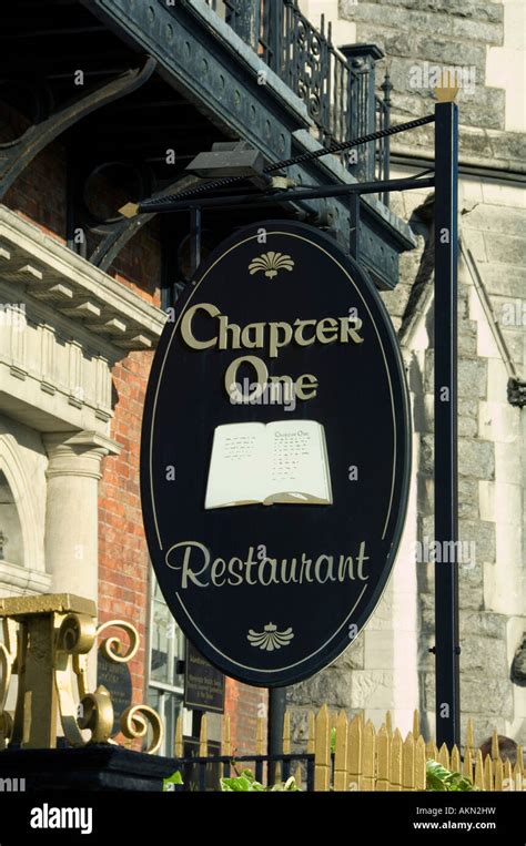 Chapter one restaurant dublin hi-res stock photography and images - Alamy