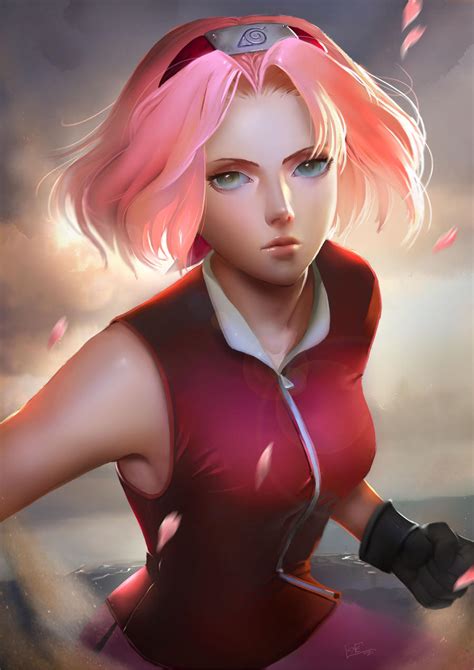 SAKURA HARUNO by Aechanart on DeviantArt