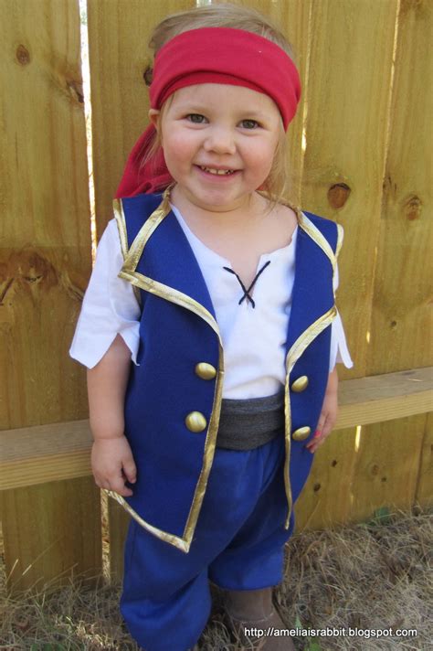 Amelia is Rabbit: Jake and the Neverland Pirates costume