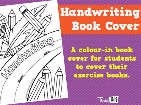 Handwriting - Book Cover :: Teacher Resources and Classroom Games :: Teach This