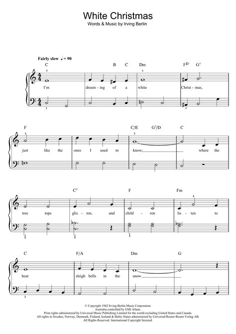 White Christmas | Sheet Music Direct