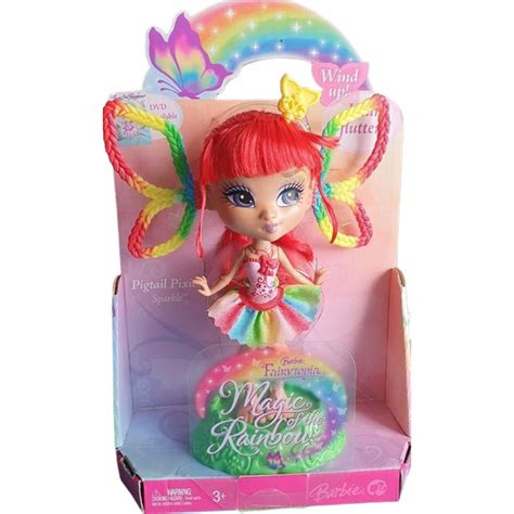 Barbie® Fairytopia™ Magic of the Rainbow™ Pigtail Pixies™ Red Doll - 027084527230 BarbiePedia