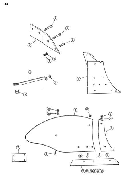 Blanchat Mfg., Inc. | Plows | Online Parts Catalog | Case 500 Series (On Land Hitch) | 18 inch ...