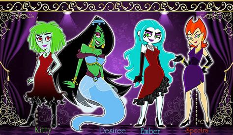 Formal Ghost Girls, Danny Phantom, TV Series, Ember McLain, Penelope ...