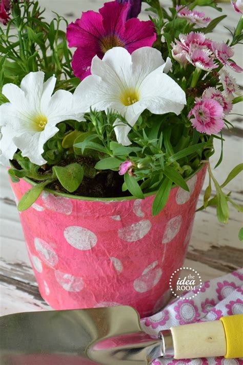 dress up your Flower pots - The Idea Room