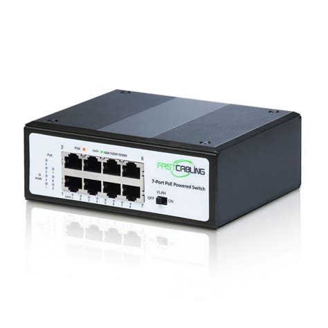 8 Port PoE Powered Switch - FASTCABLING