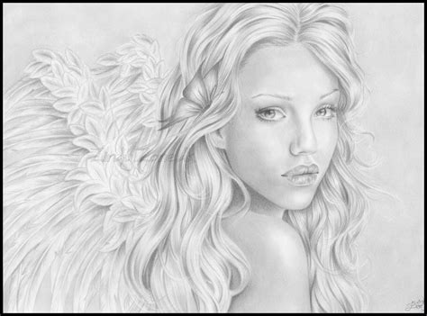 Angel of mine by Zindy on @DeviantArt Angel Sketch, Angel Drawing, Angels Among Us, Angels And ...