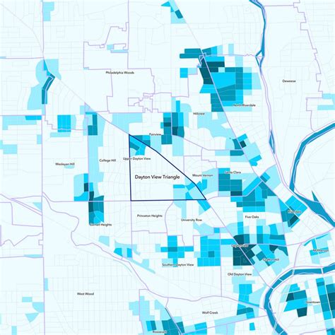 Map Of Dayton, Ohio Neighborhoods | Maps Of Ohio