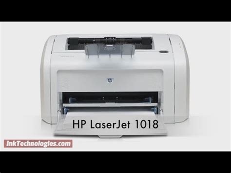 HP LaserJet 1018 Instructional Video - YouTube