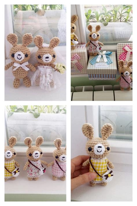 Amigurumi Crochet Bunny in Dress Free Pattern – Amigurumi