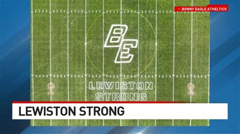 Lewiston Strong - Sports world shows support for Lewiston with signs ...