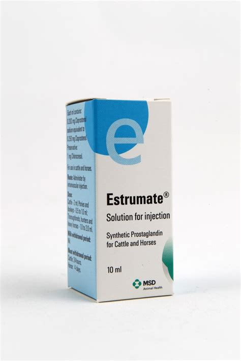 Estrumate 250 µg/ml Solution for Injection - MSD Animal Health Republic of Ireland