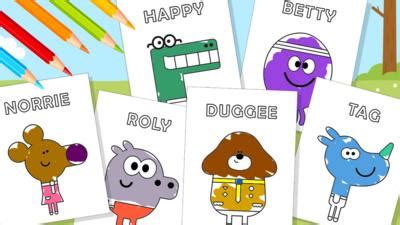 Hey Duggee Colouring Sheets - CBeebies - BBC