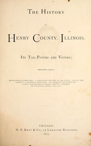 The history of Henry County, Illinois | Open Library