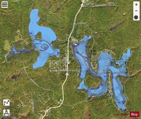 Promised Land Lake and Lower Lake Fishing Map | Nautical Charts App